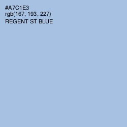 #A7C1E3 - Regent St Blue Color Image
